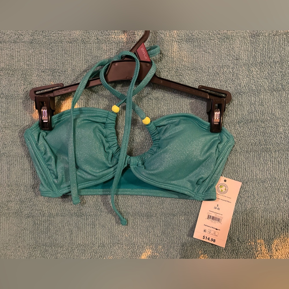 Teal Bikini Top